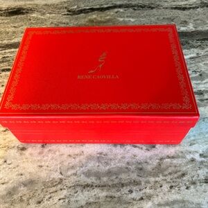 Rene Caovilla Vibrant Red Shoe Box